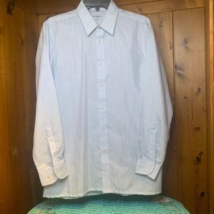 YSL logo fabric Men’s dress shirt yves Saint Laurent 15 1/3 32-33